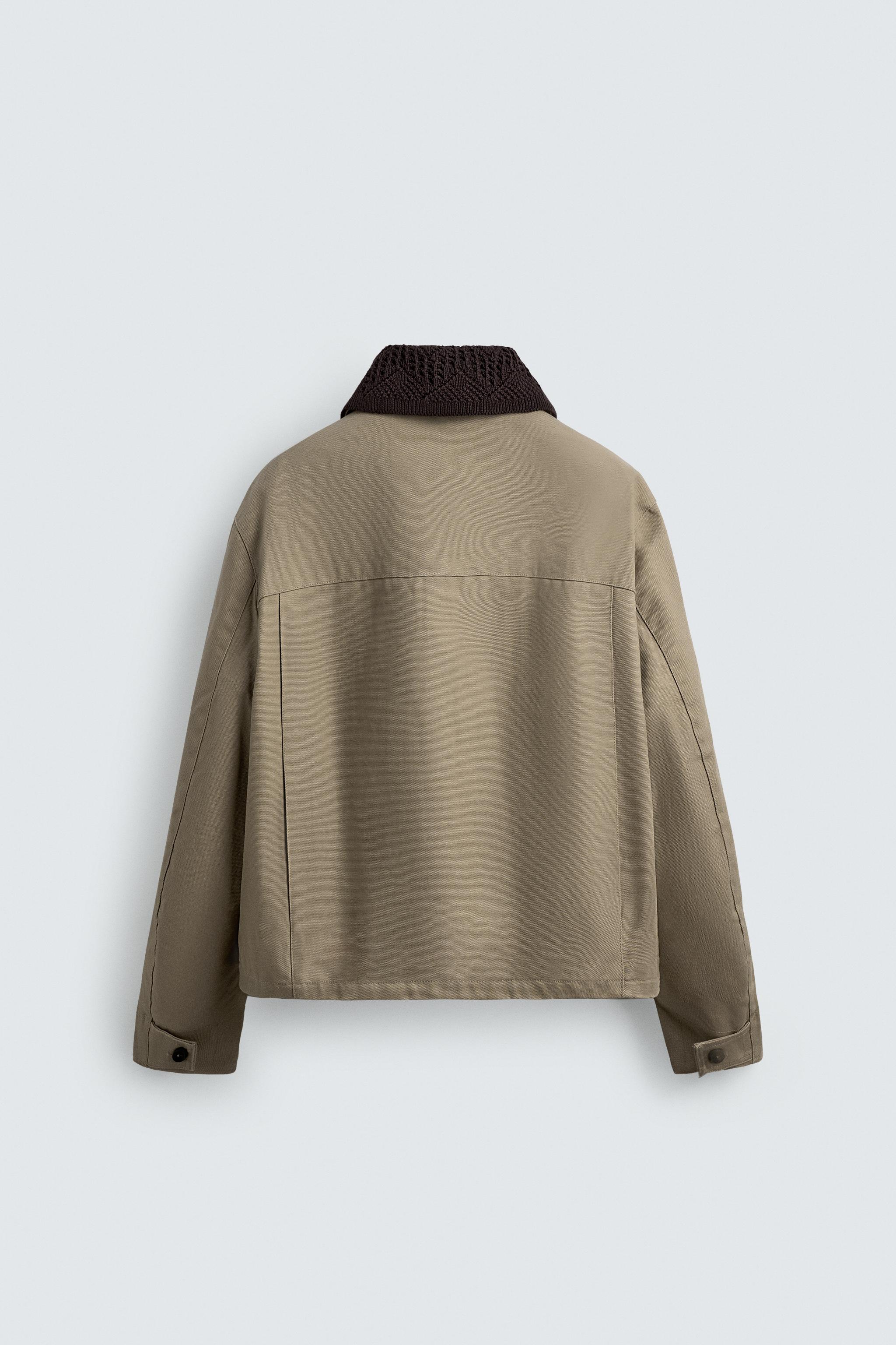 VESTE COL COMBINÉ CROCHET